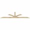 Ekena Millwork Richland Rough Sawn Timber Gable Bracket, Douglas Fir, 108"W x 22"H x 4"D x 4"F, 5/12 Pitch GBW108X22X0404RIC00RDF - alternate 1
